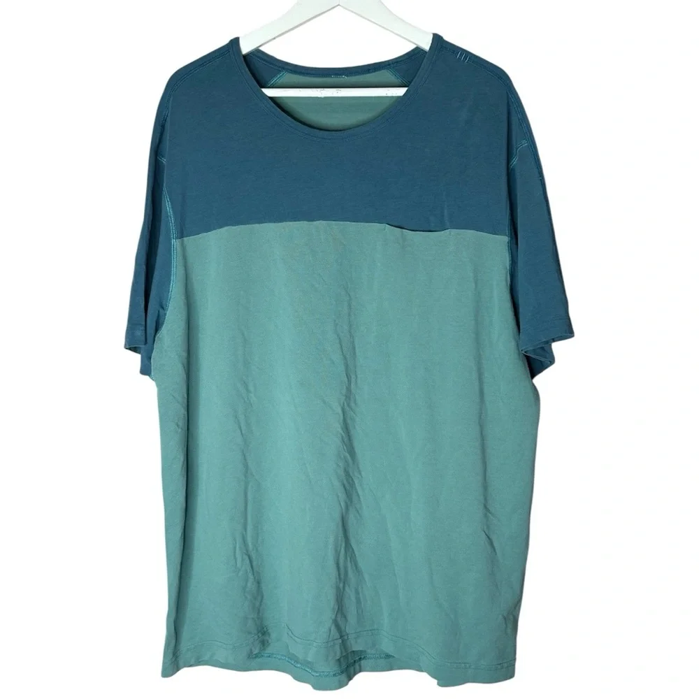 Lululemon In Your Element Short Sleeve Turquoise Sea Desert Teal